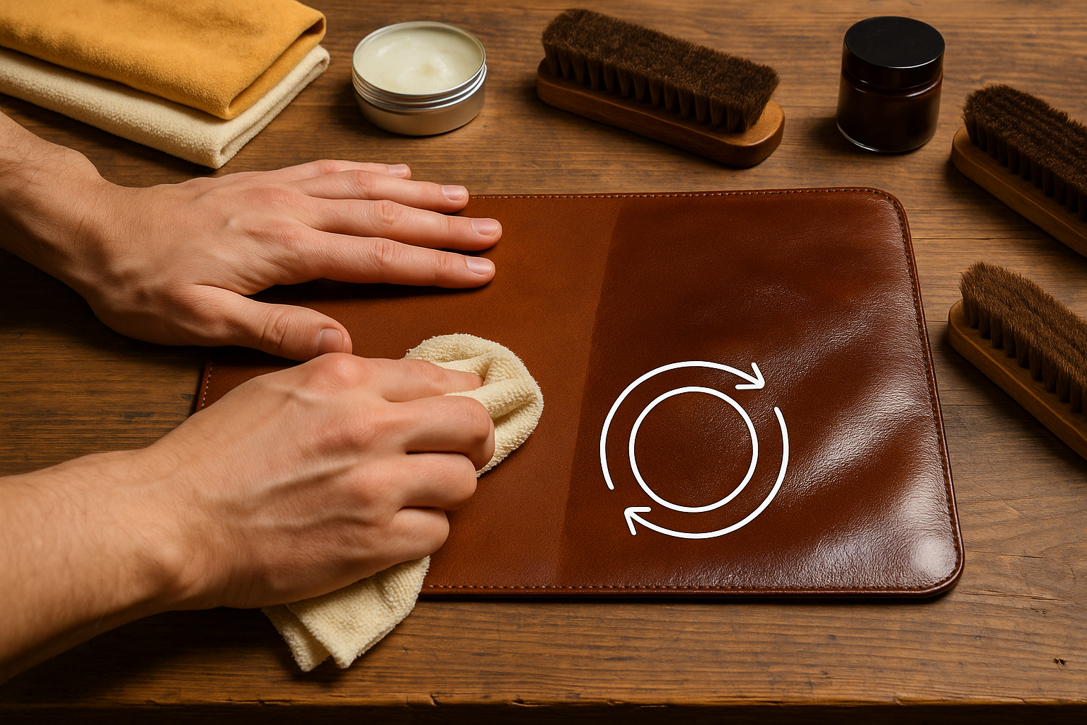 Buffing techniques for restoring natural shine